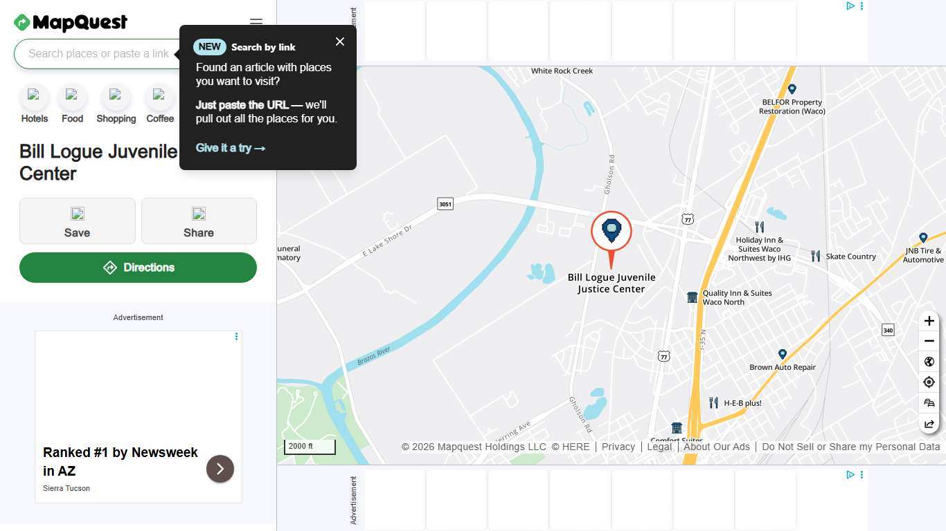 Bill Logue Juvenile Justice Center, Waco, TX 76705, US - MapQuest